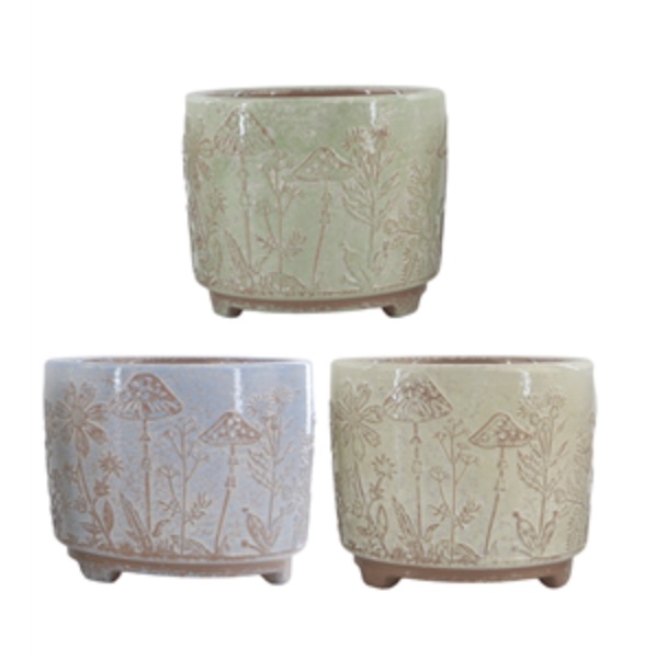 Tien Planter with Hole & Liner 5.5" (sold separately)