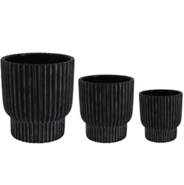 Black Basil Planter 5.5"