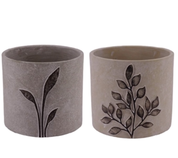 Farren Planter with Drain Hole & Liner 6.9" 