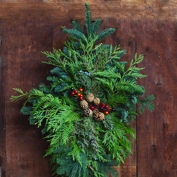 FRESH CHRISTMAS TREES &amp; GREENERY