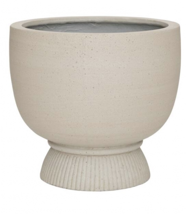 Beige Washed Jola Large Planter