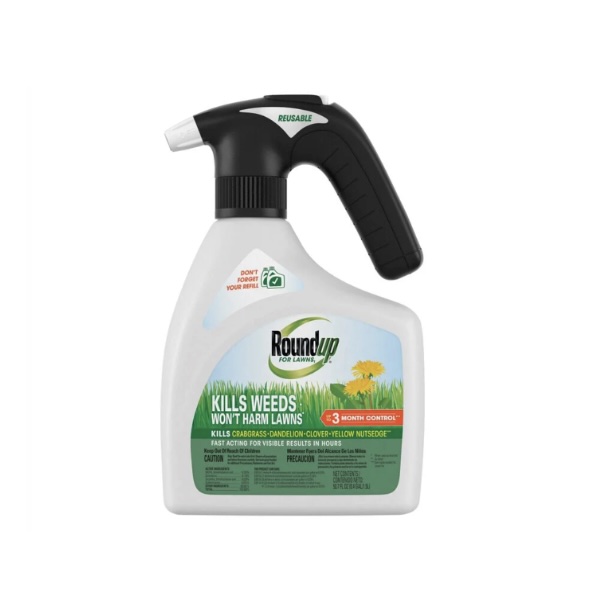 Roundup&reg; For Lawns₁ with QuickHand� Sprayer 1.5L