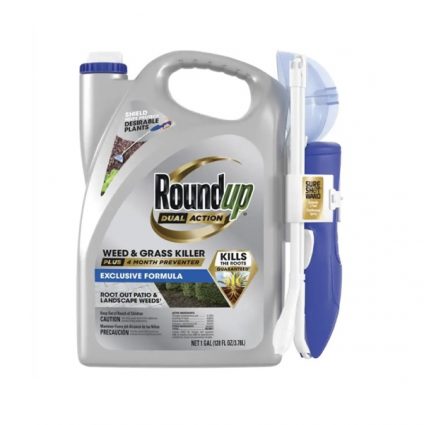 Dual Action Weed and Grass Killer Plus 4-Month Preventer with Sure Shot Wand 1G