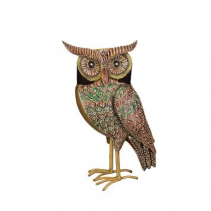 Auburn Henna Owl Statuary 14"H