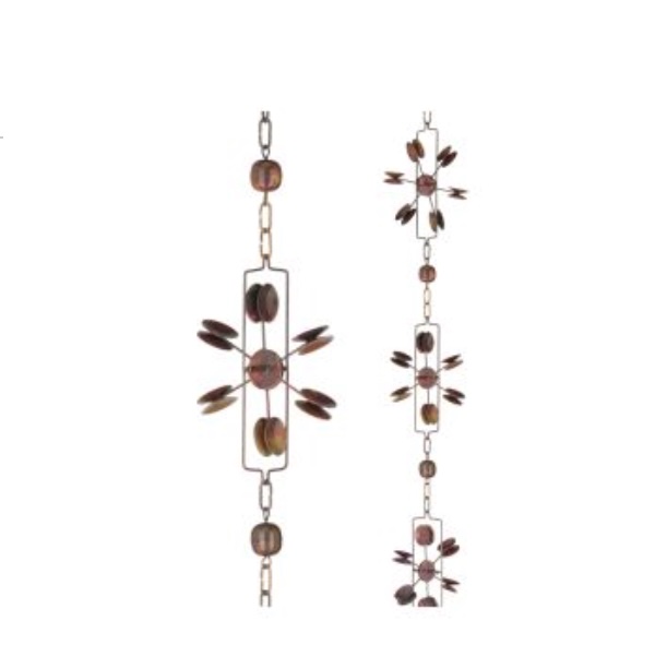 Watermill Copper Flame Rain Chain