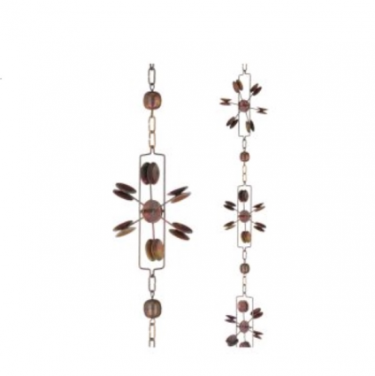 Watermill Copper Flame Rain Chain