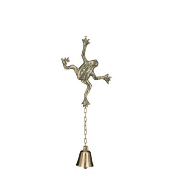 Frog Cast Aluminum Garden Bell
