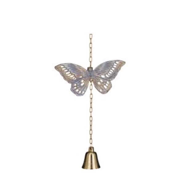 Butterfly Cast Garden Bell