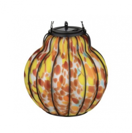 Murano Multi-Colored Solar Lantern