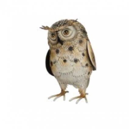 Long-Eared Owl Decor 9"H