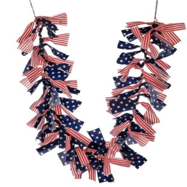 Fabric Americana Rope Garland 72"