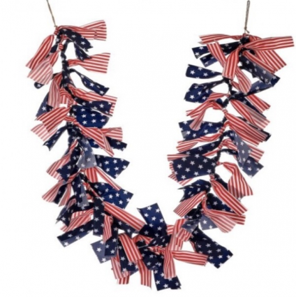 Fabric Americana Rope Garland 72"