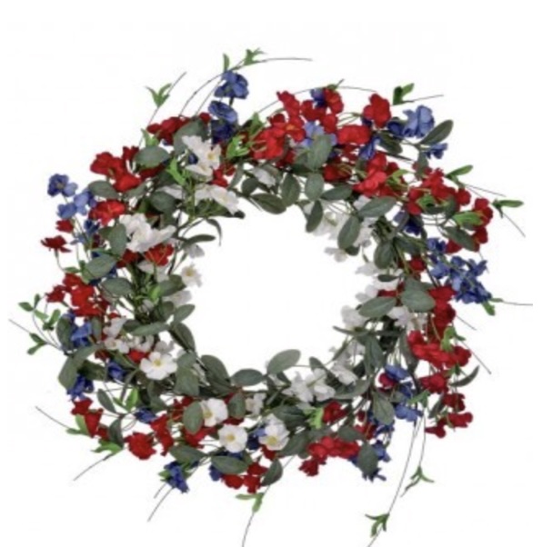 Mini Garden Blossom Wreath 24"