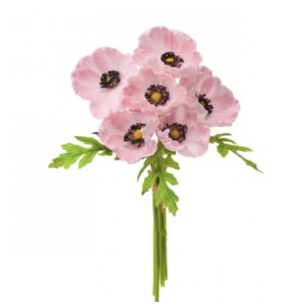 BUNDLE, 11" BLUSH PINK ANEMONE