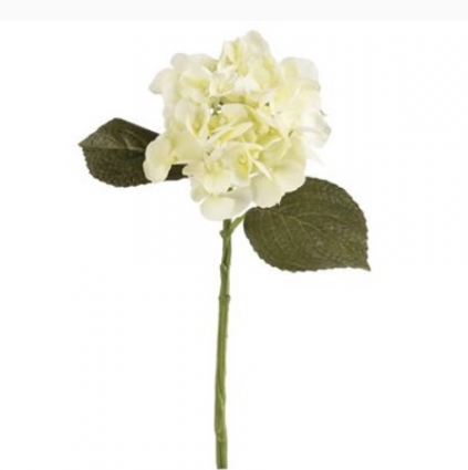 White Hydrangea Spray 14"