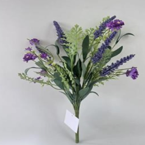 Lavender Flower Mix Pick 17"