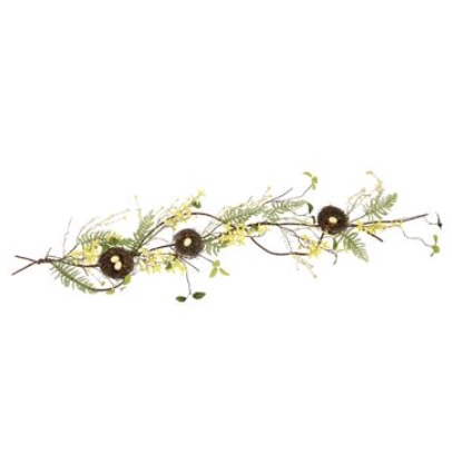 GARLAND, 60" NEST W/EGG FLOWER