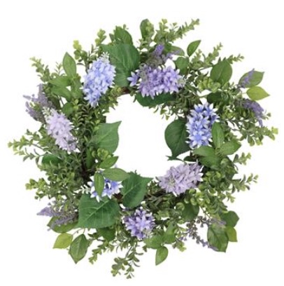 Flower & Eucalyptus Mix Wreath 21"