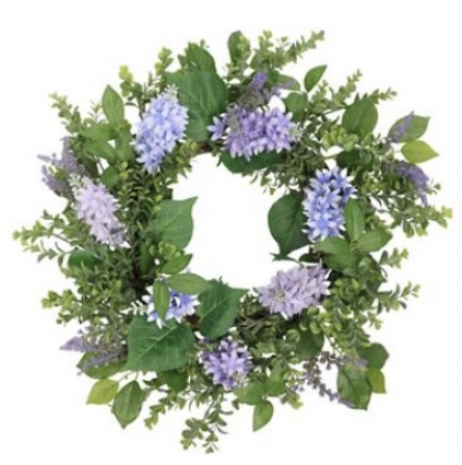 Flower & Eucalyptus Mix Wreath 21"