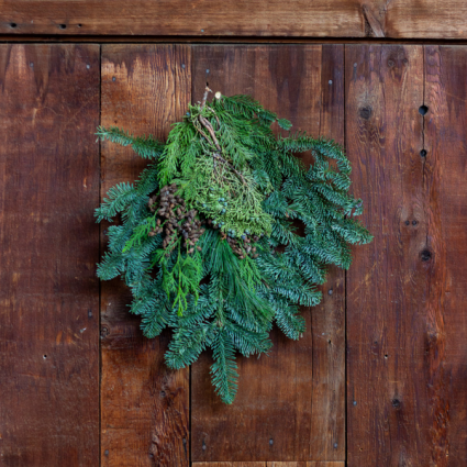 Fresh Mini Bunch of Christmas Greenery