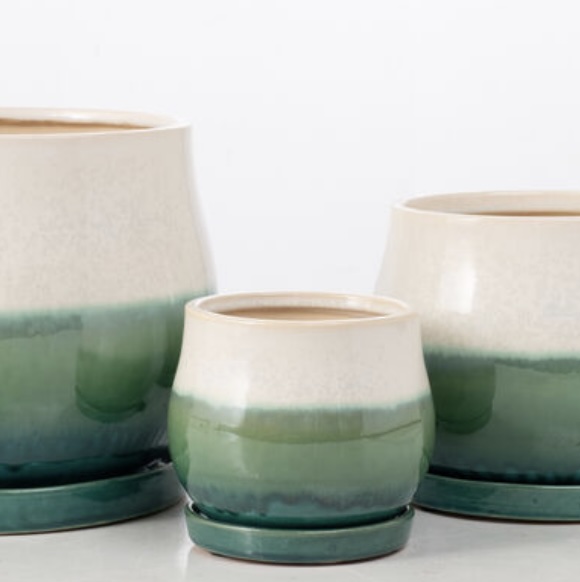 Cactus Tri-Tone Mesa Pot � Small