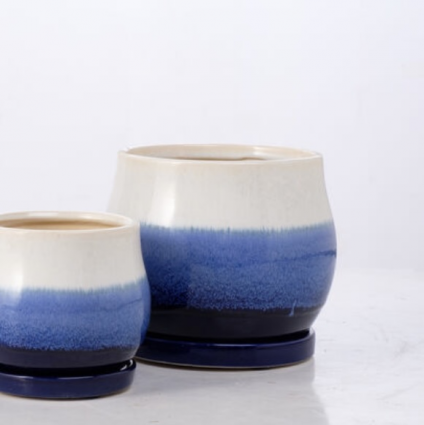 Sky Tri-Tone Mesa Pot � Medium