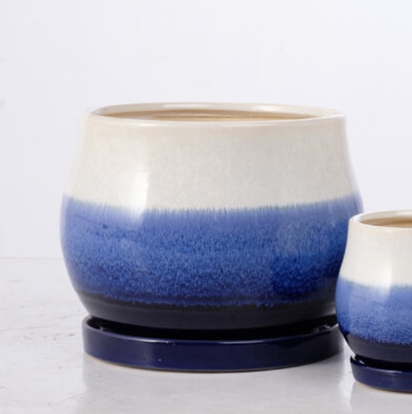 Sky Tri-Tone Mesa Pot � Large
