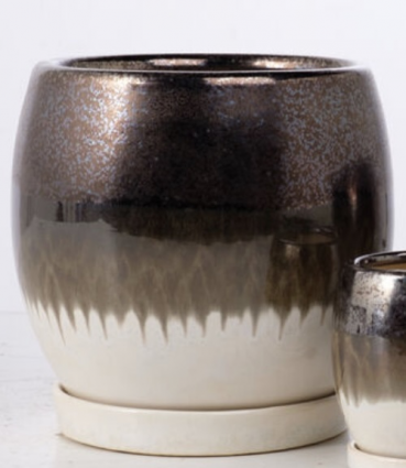 Mica Tri-Tone Prescott Pot � Large