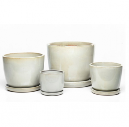 Sasha Light Grey Planter Extra Large 14.5"