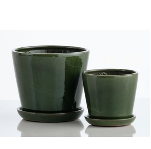 Patrice Green Pot Large 7"