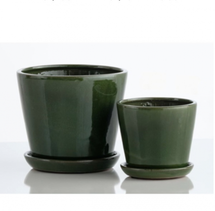 Patrice Green Pot Large 7"