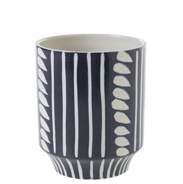 POT, ZIVA 5.25" W X 6.25"H