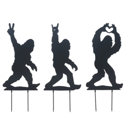 Laser Cut Bigfoot Silhouette Stake (sold seperately)