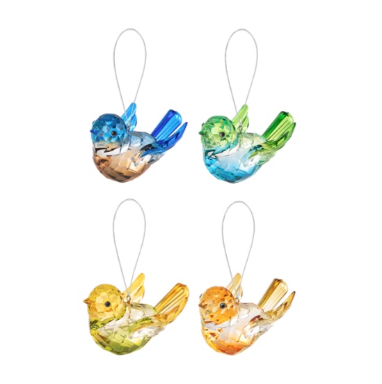 Hanging Birds in Flight Charm  2" (sold seperately)