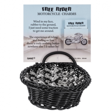 Free Rider Motorcycle Charms (sold separately)