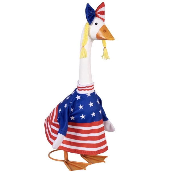 Porch Goose Outfit, Patriotic Dress