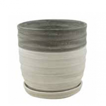 Sylvan Milk Planter 6.75" x 7"H