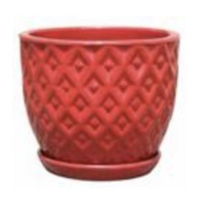 Deco Egg Paprika Pot 8.25" x 7.75"