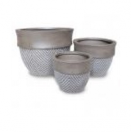 Tweed Mahogany Pot 6.5"