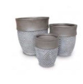 Tall Tweed Mahogany Pot 11"