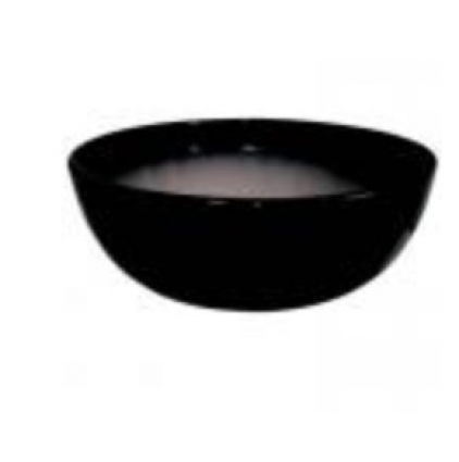 Leo Black Bowl Planter 10"