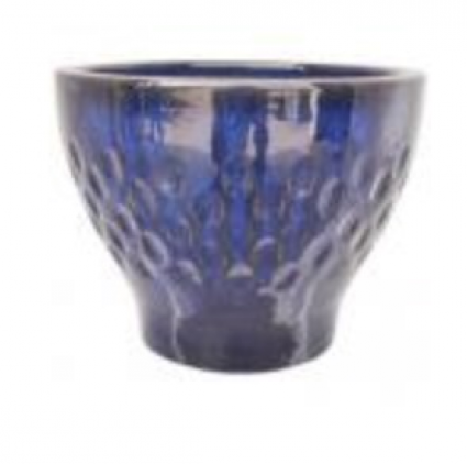 Divet Round Light Blue Planter 12.2"