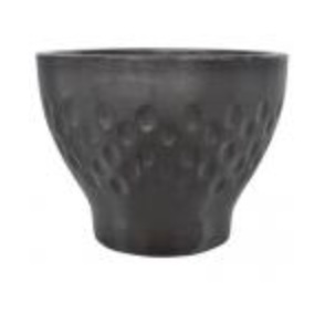 Divet Round Black Planter 9.4"