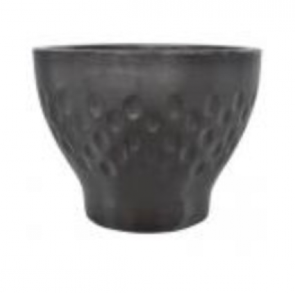  Divet Round Black Planter 7.1"