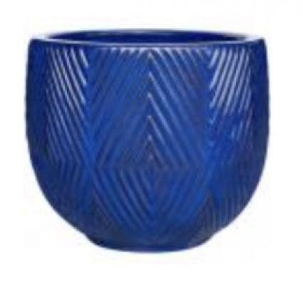 Hypno Bell Planter � Blue � 8.3"