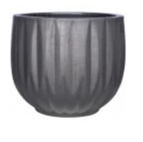 Cath Bell Planter � Matte Black � 8.3"