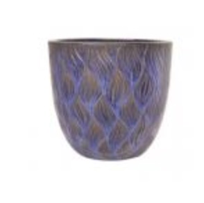 Seagrass Planter � Blue � 10"