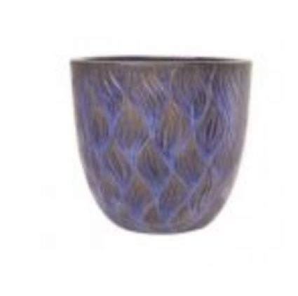 Seagrass Planter � Blue � 10"