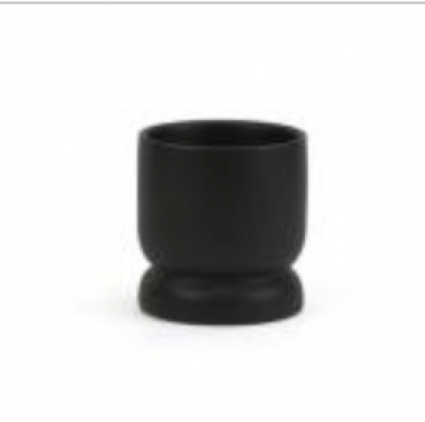 Pedestal Planter � Black � 4"