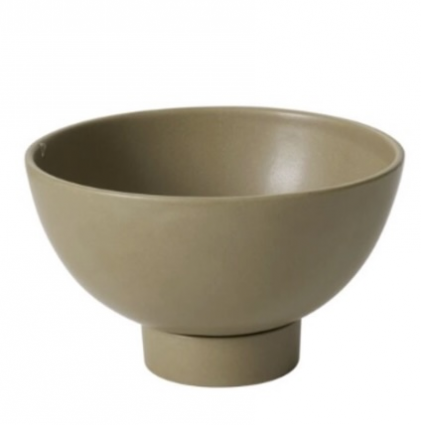 Moss Beltline Bowl with Saucer.&nbsp;&nbsp;9" X 5.25"H